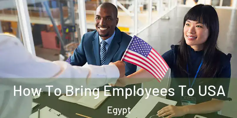 How To Bring Employees To USA Egypt